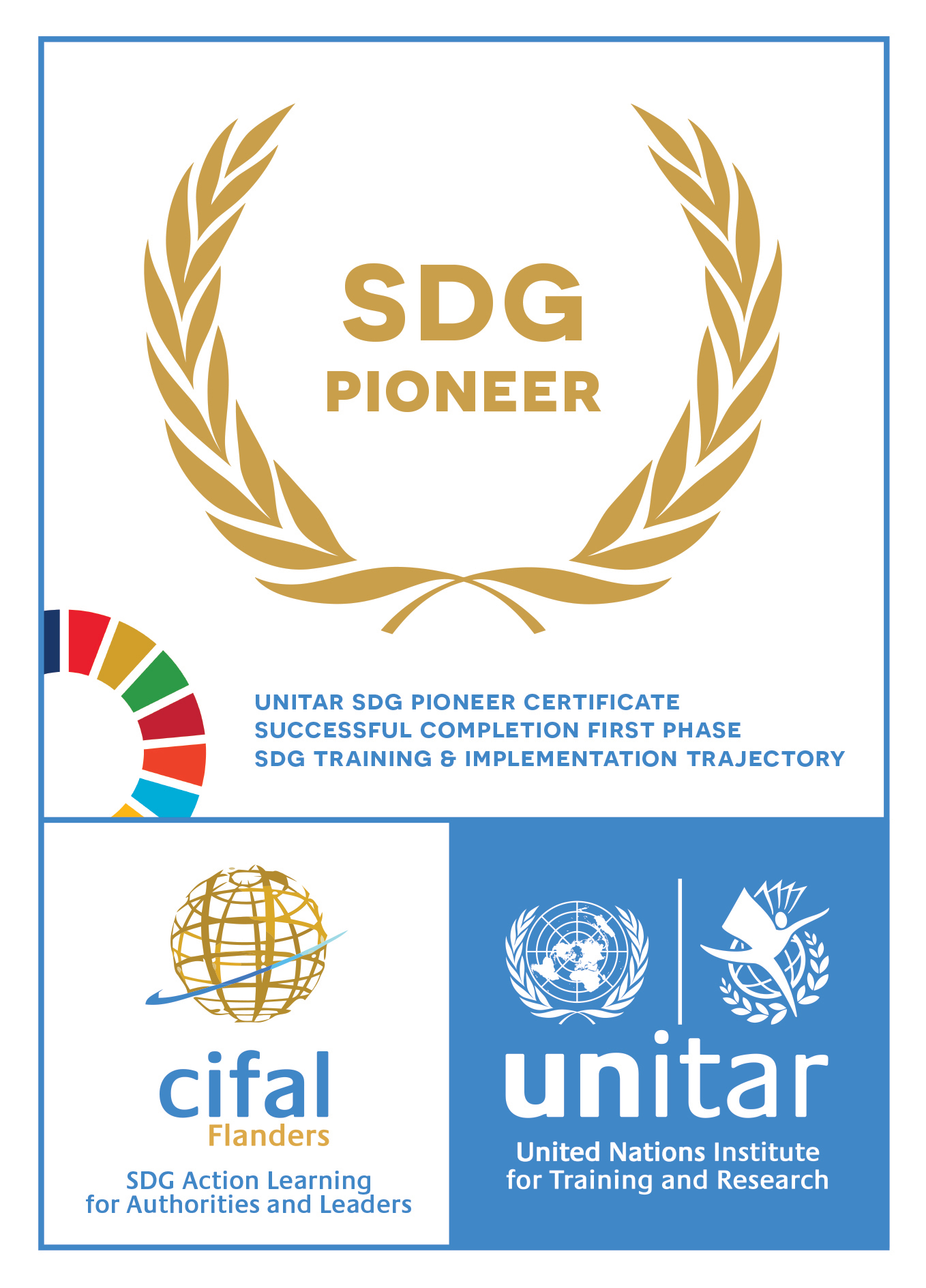 SDG Pioneer 
