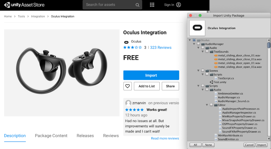 Oculus Integration